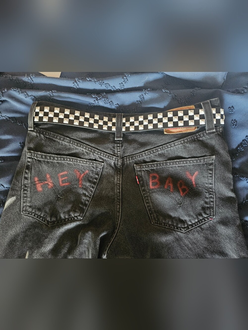 NO DOUBT Custom Levis 30 🏁❣️ GWEN - Picture 7 of 9